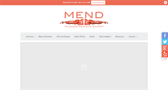 Desktop Screenshot of mendyourbody.com